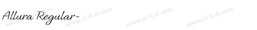 Allura Regular字体转换 Allura Regular字体转换